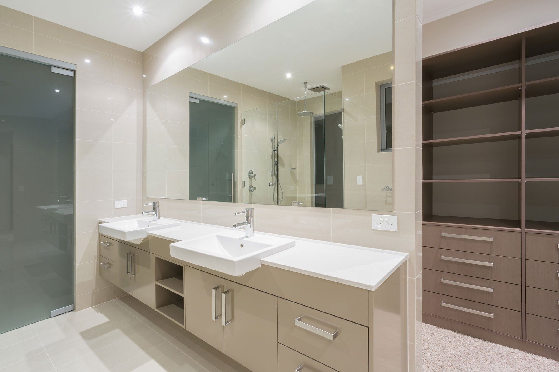 Sleek Bathroom Cabinets