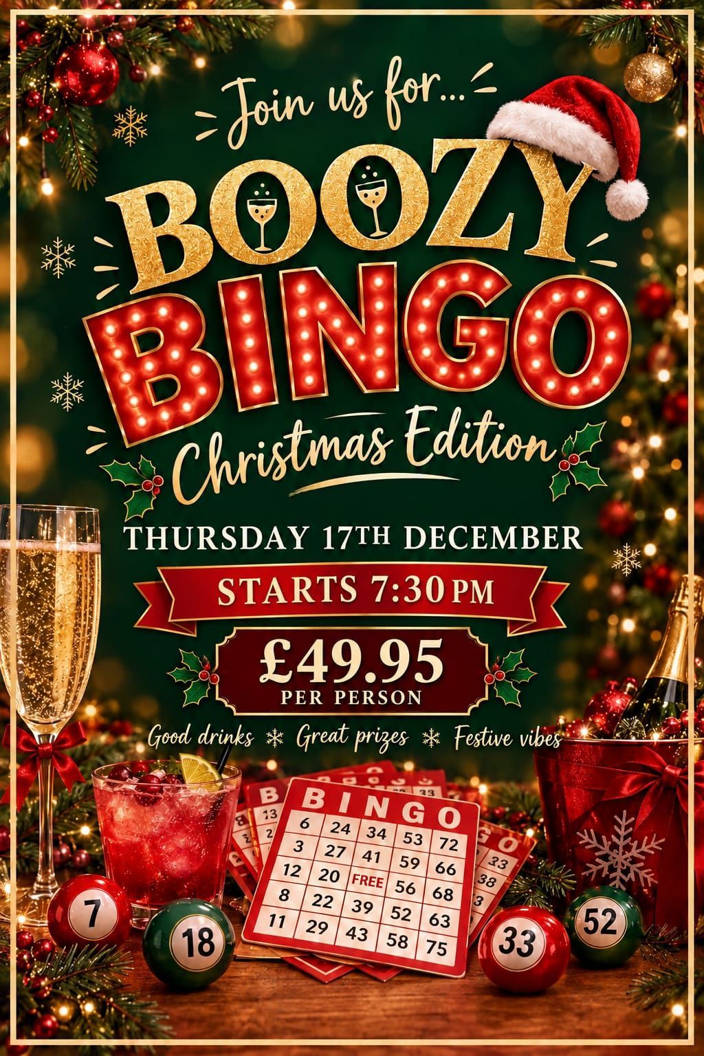 Late Night Boozy Bingo