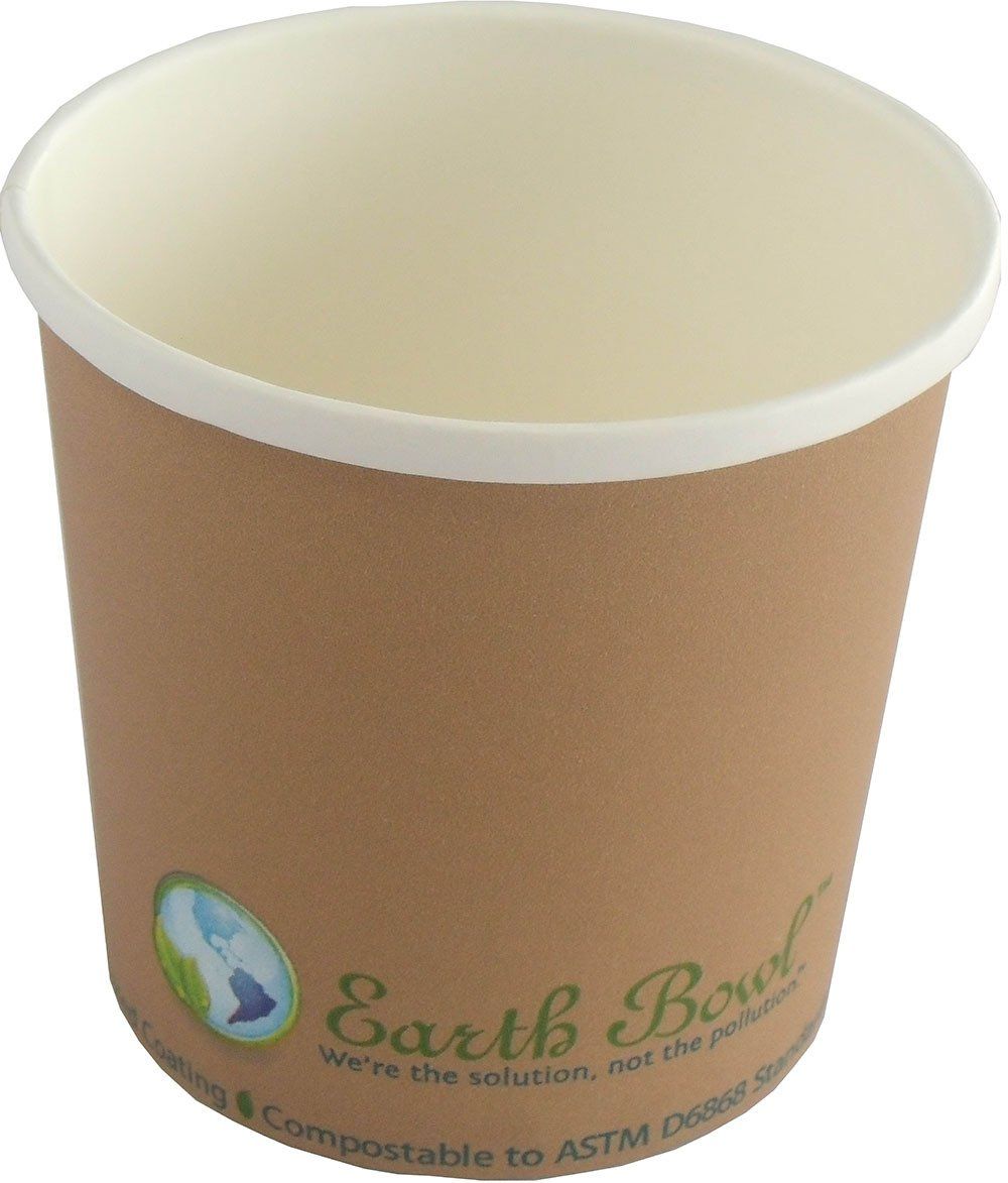 EARTH BOWL 12OZ KRAFT SOUP CONT.