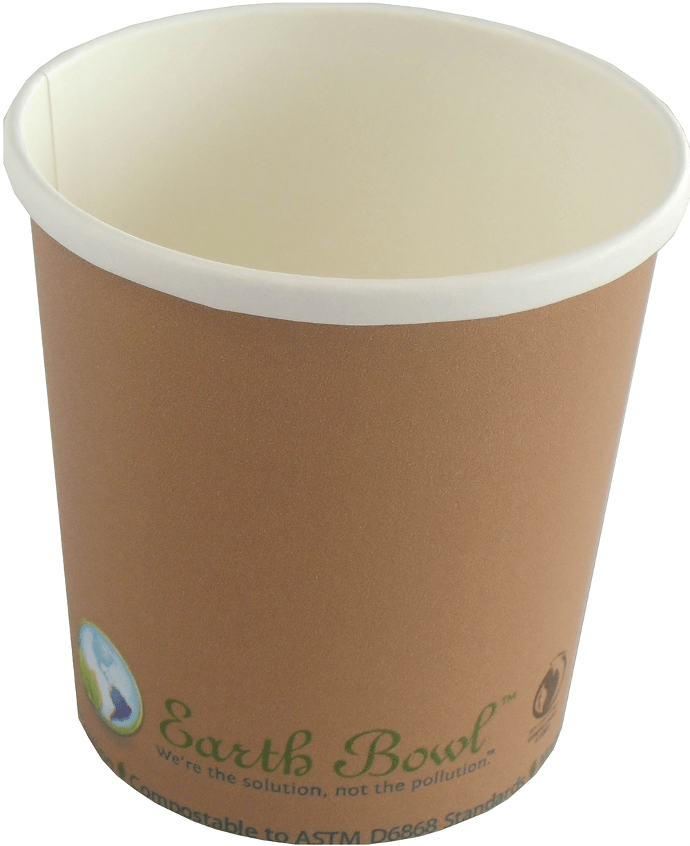 EARTH BOWL 32OZ KRAFT SOUP CONT.