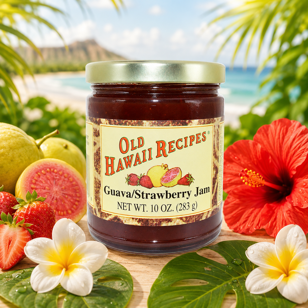 Old Hawaii Recipes (OHR) Guava/Strawberry Jam