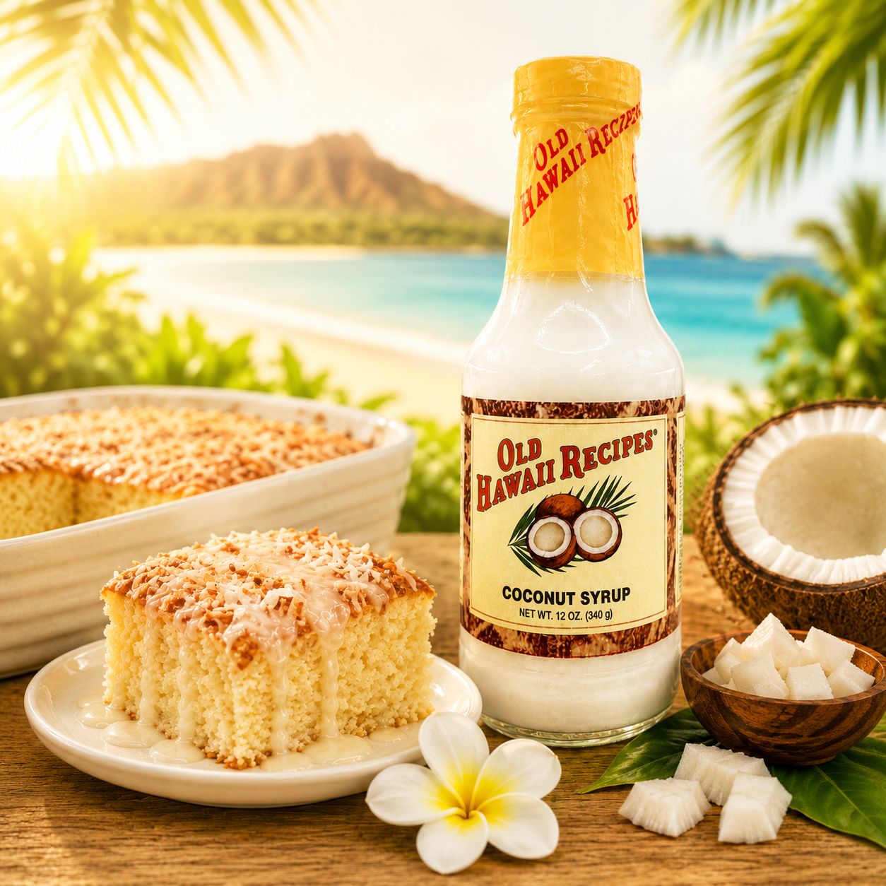 Old Hawaii Recipes (OHR) Coconut Syrup 