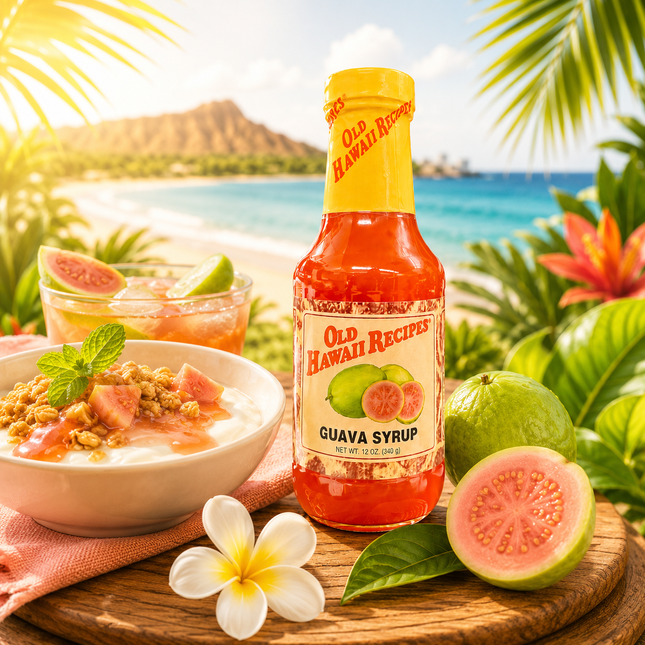 Old Hawaii Recipes (OHR) Guava Syrup