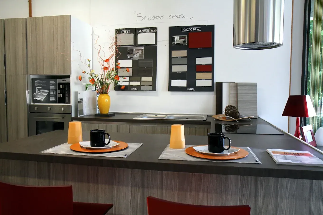 cucina con penisola