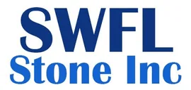 SWFL Stone Inc. logo in blue text on a white background
