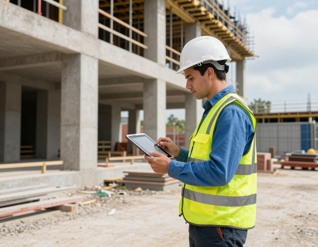 Sopralluogo tecnico in cantiere