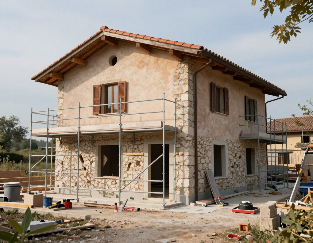 ristrutturazione di una villetta