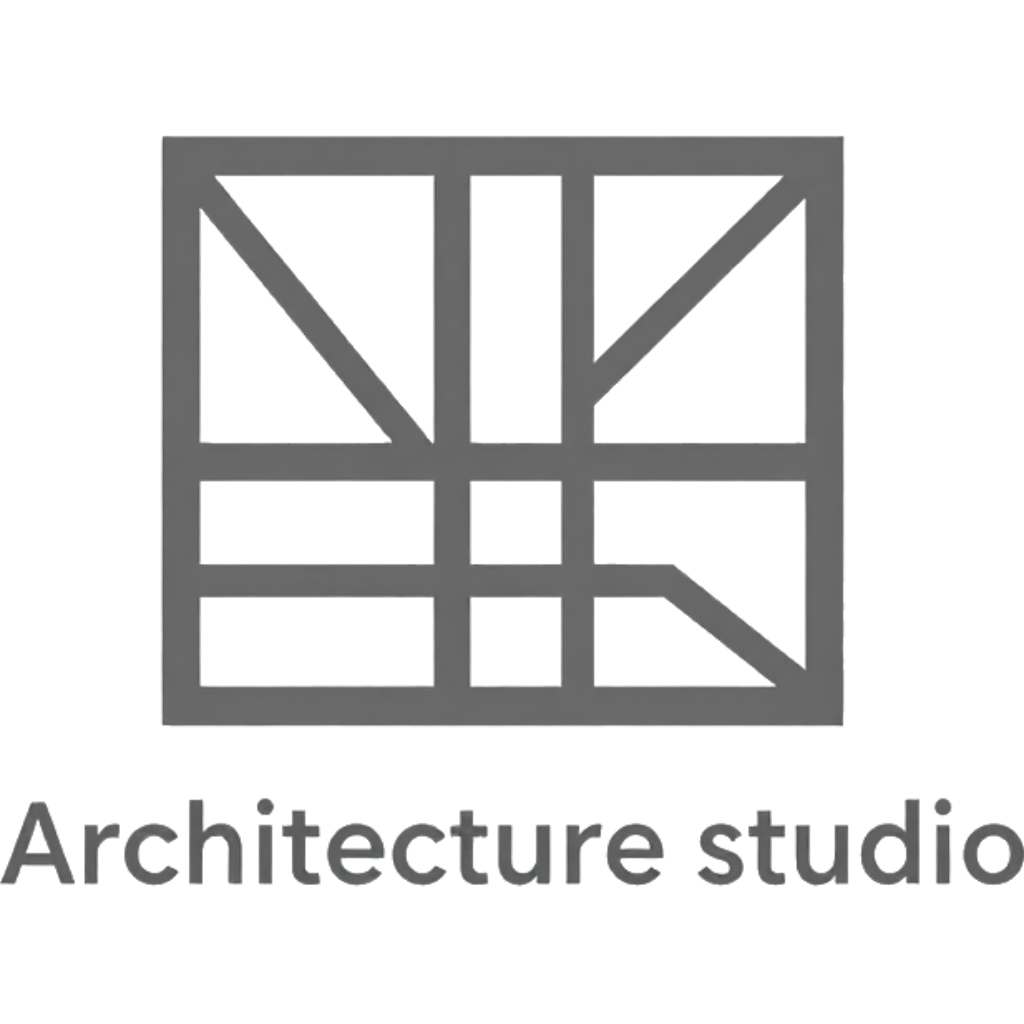 Logo minimale per studio di architettura partner