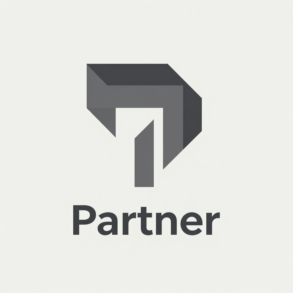 Logo minimale per impresa strutturale partner