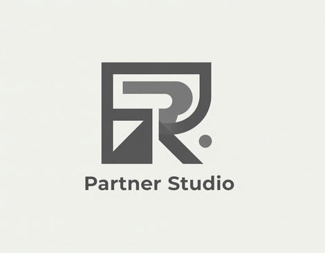 Logo minimale per studio professionale partner