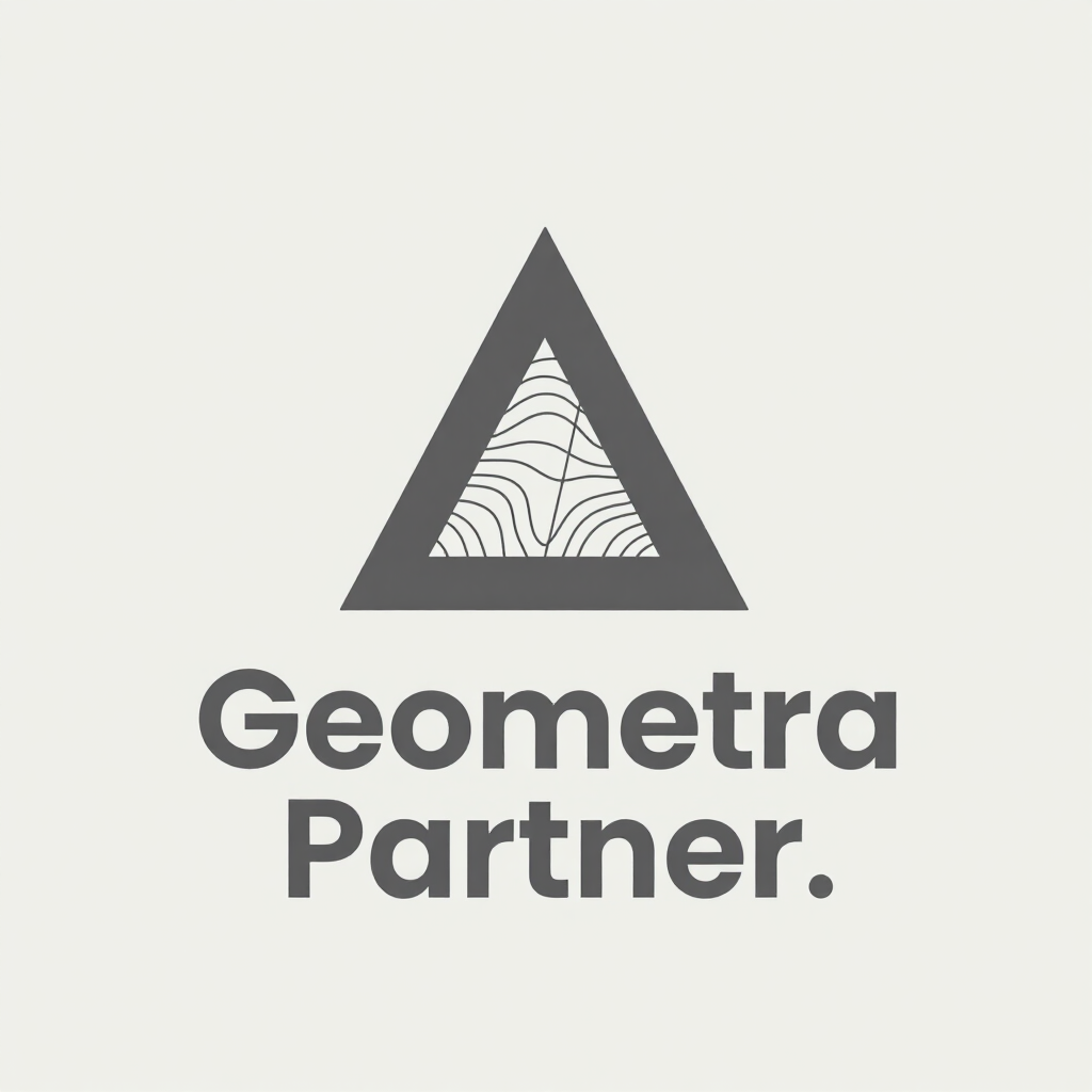 Logo minimale per geometra partner