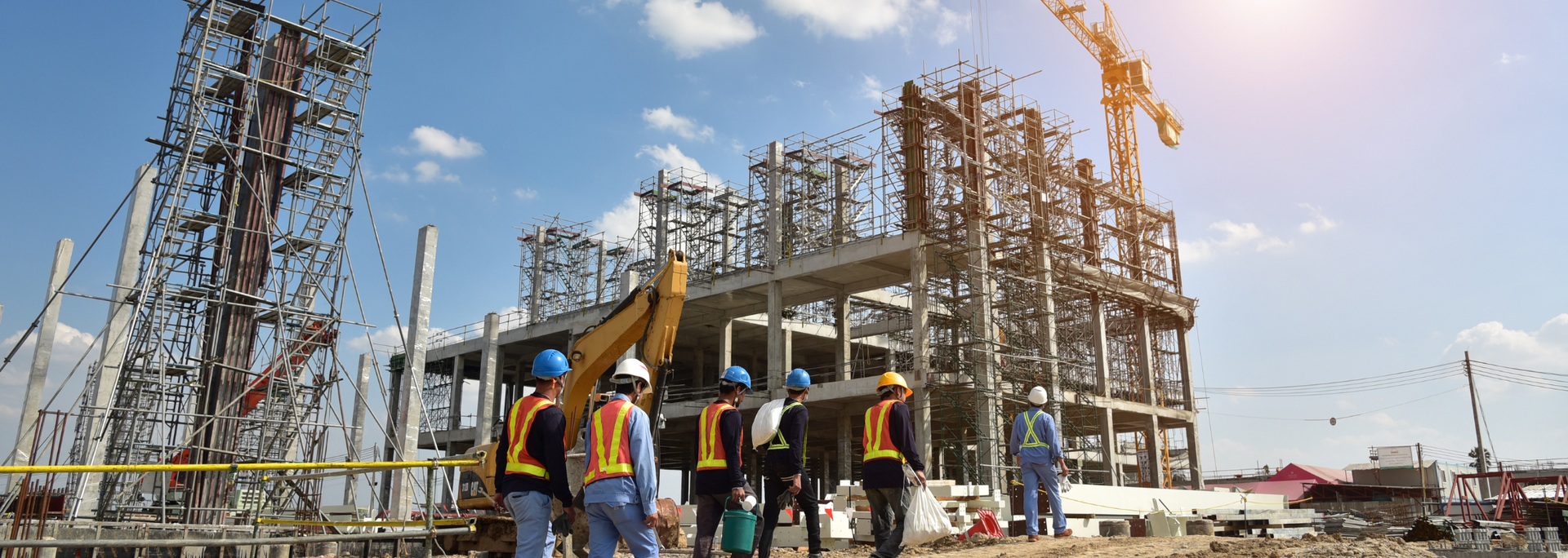 Picture of a construction site. Picture of a construction site.