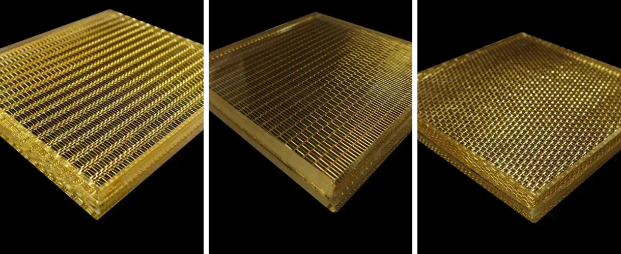 Picture of Luxury mesh glass. Picture of Luxury mesh glass.