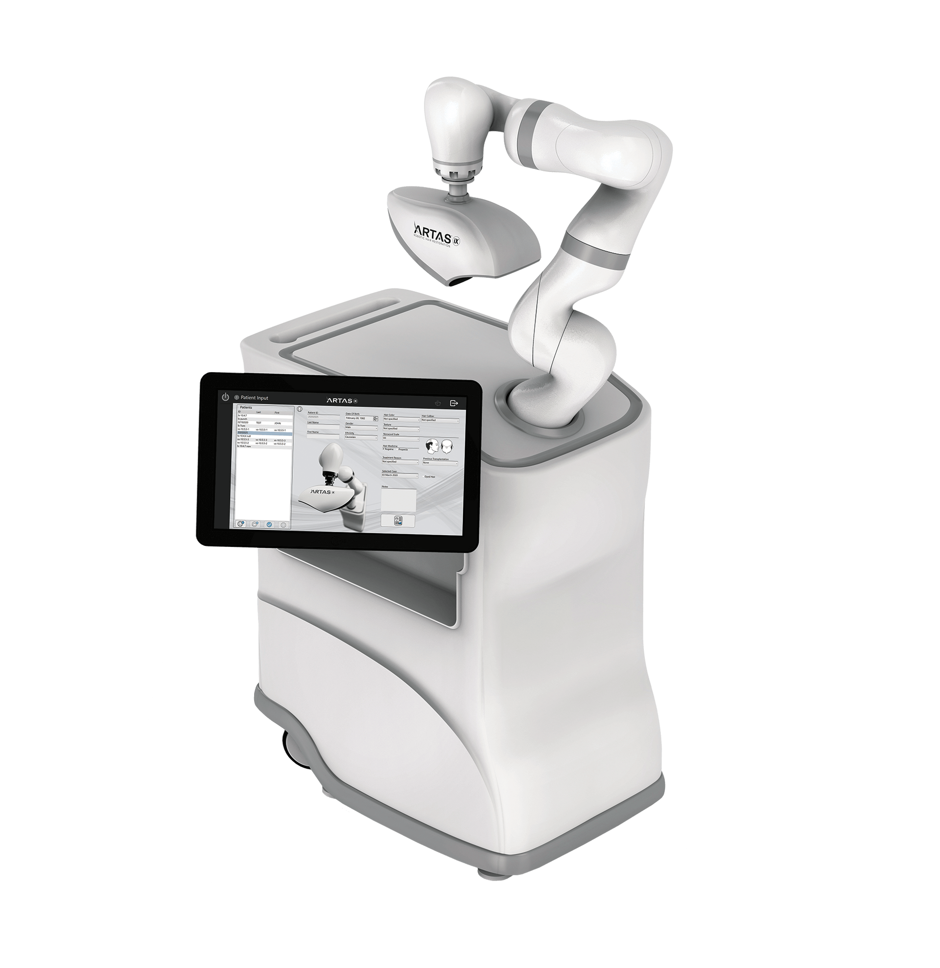 device touchscreen interface