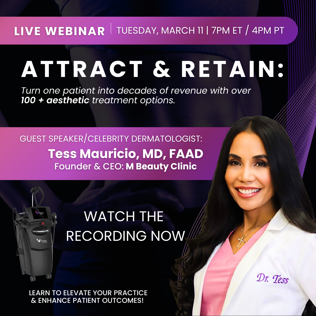 Webinar ad with Dr. Tess Mauricio: