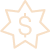 Dollar Star Icon