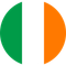 A german flag in a circle on a white background.