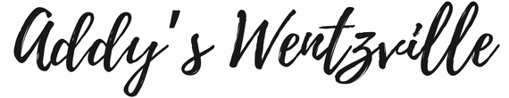 The word addy 's wentzville is written in cursive on a white background.