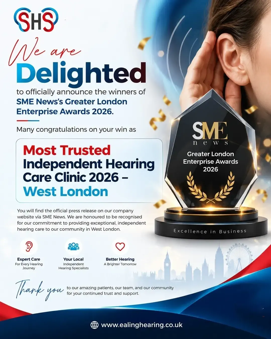 Ealing Hearing Popup