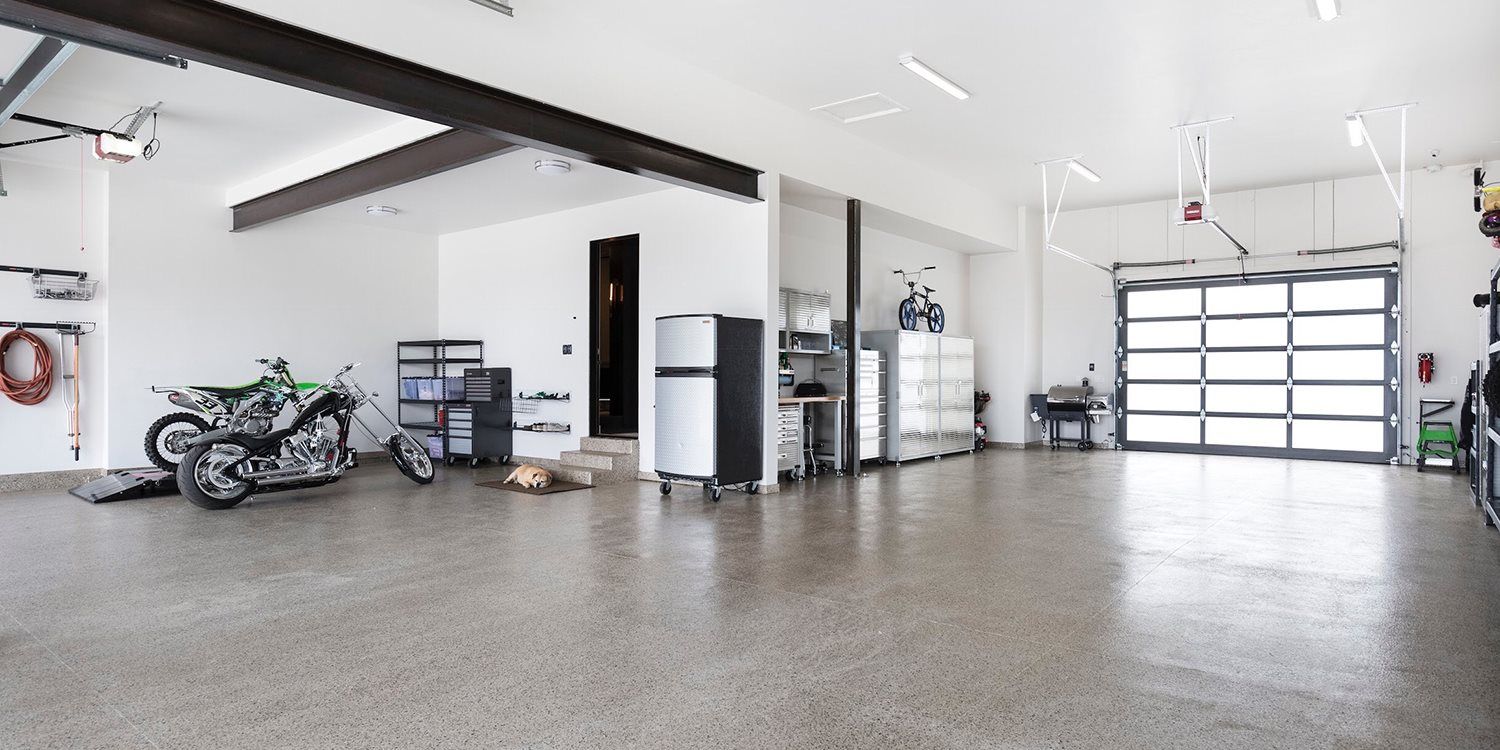 motorcycles parked inside the house