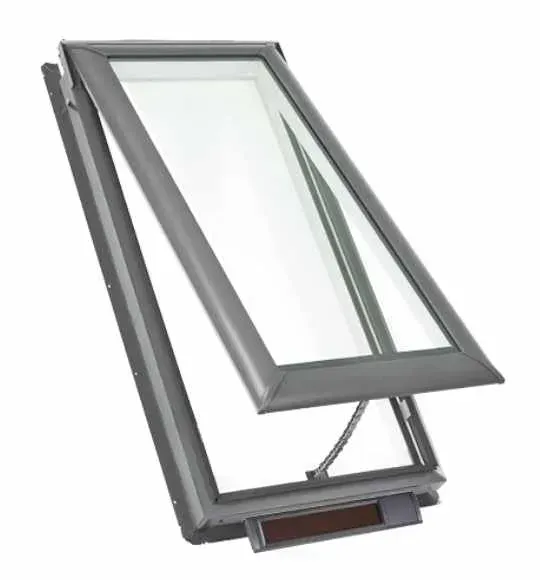 Solar venting skylight