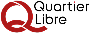Quartier Libre logo with a red stylized Q and black text on a white background