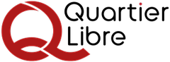 Quartier Libre logo with a red stylized Q and black text on a white background