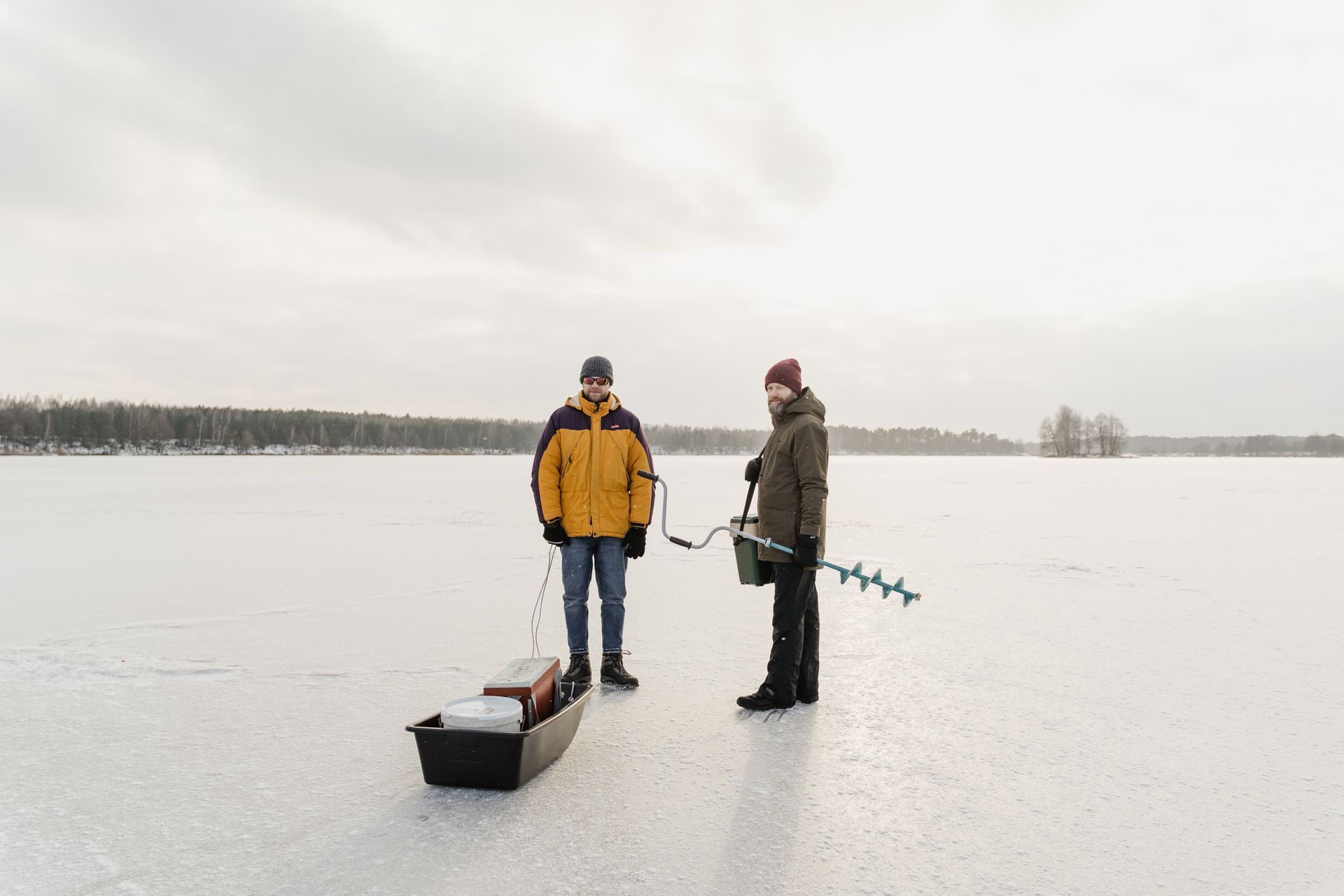 Initiation à la pêche sous glace