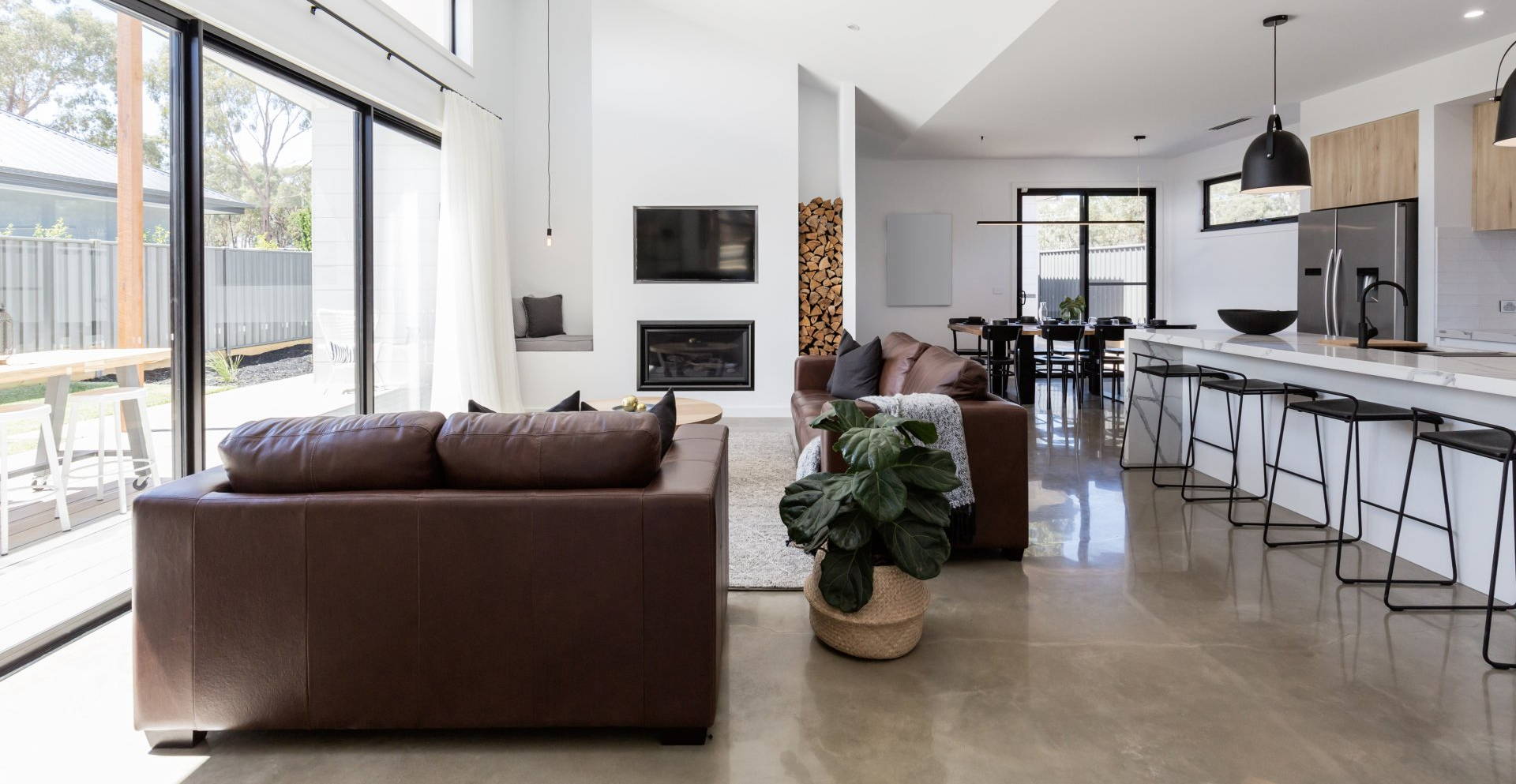 concrete floors