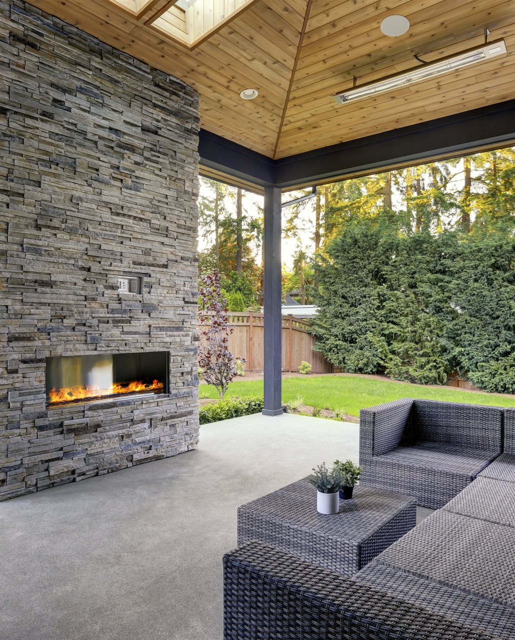 concrete patio