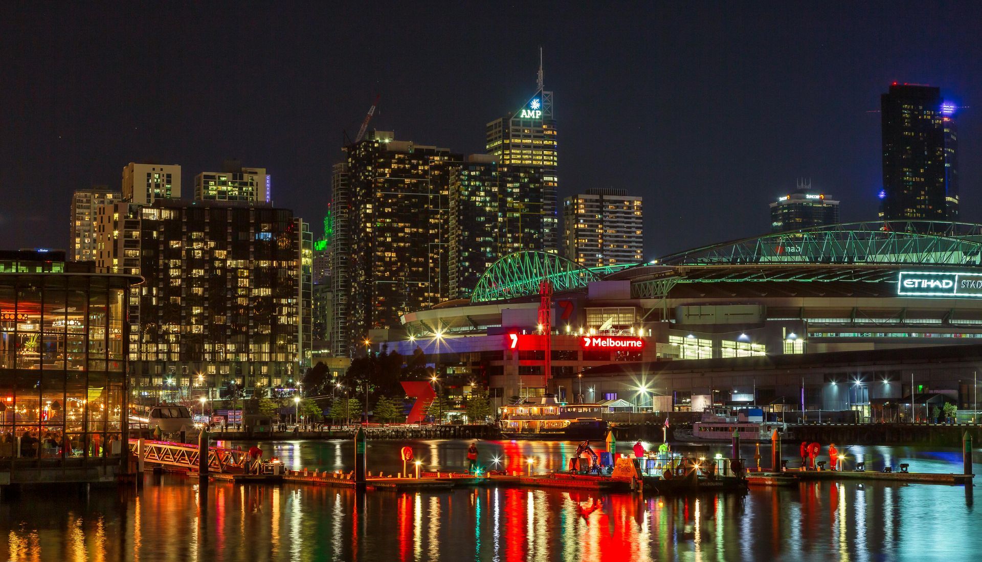 Melbourne Skyline at night