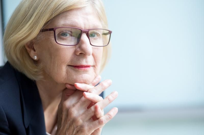 Experienced worker preparing for a job interview, confident despite age discrimination/ageism