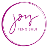 Logo for Joy Feng Shui: cursive 