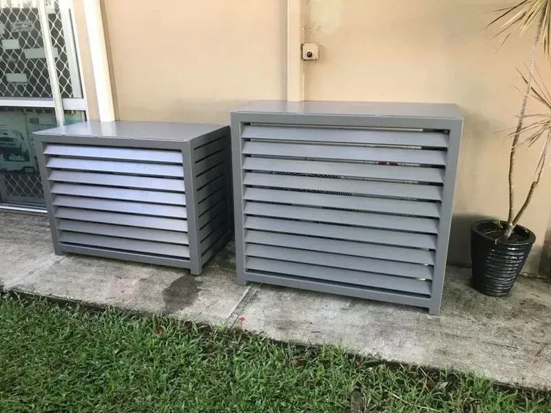 A Couple of Boxes Sitting Next to Each Other on a Sidewalk — Sunshine Gates in Kunda Park, QLD