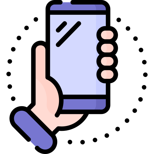 A hand is holding a cell phone in its hand.