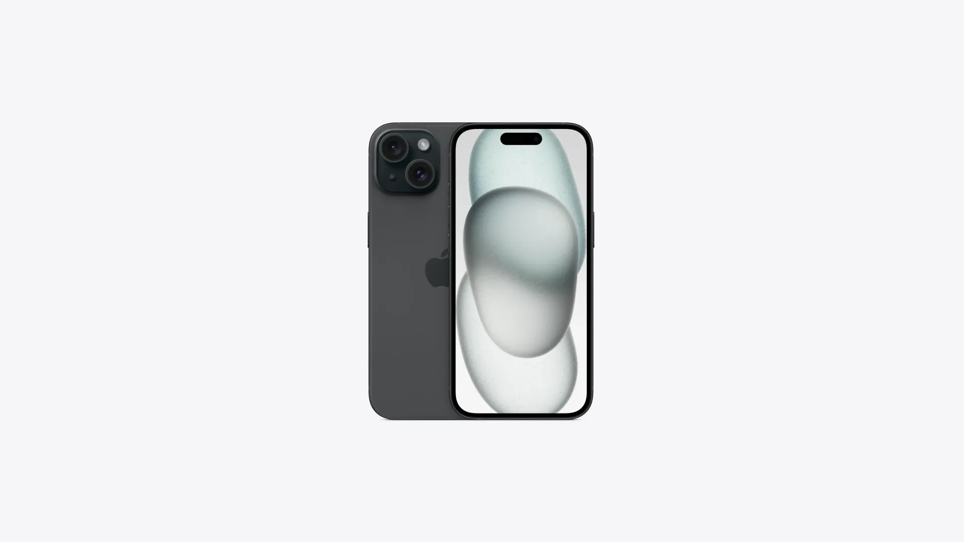 A black iphone 13 pro is shown on a white background.