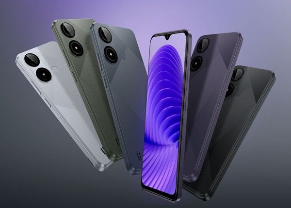 A blue iphone 16 is sitting on top of each other on a blue background.