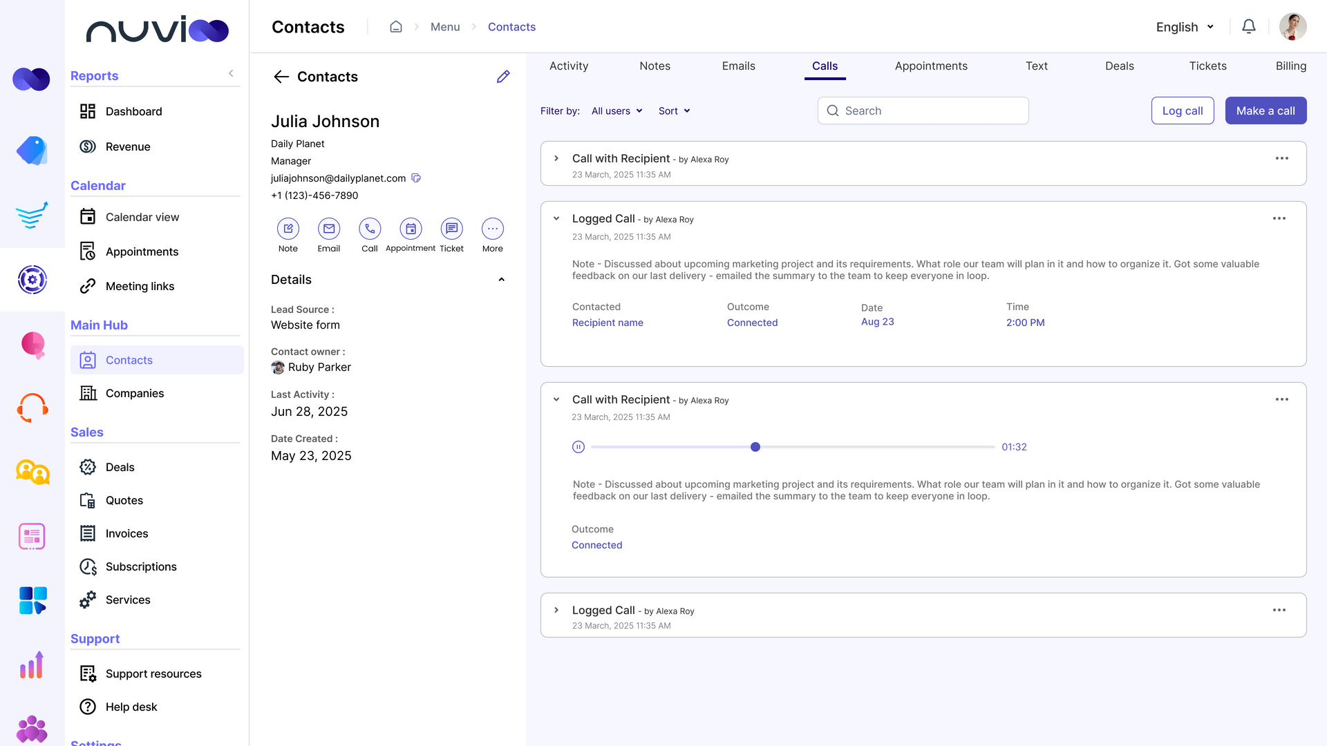 Screenshot of a web application with various menu options and text boxes on a white background.