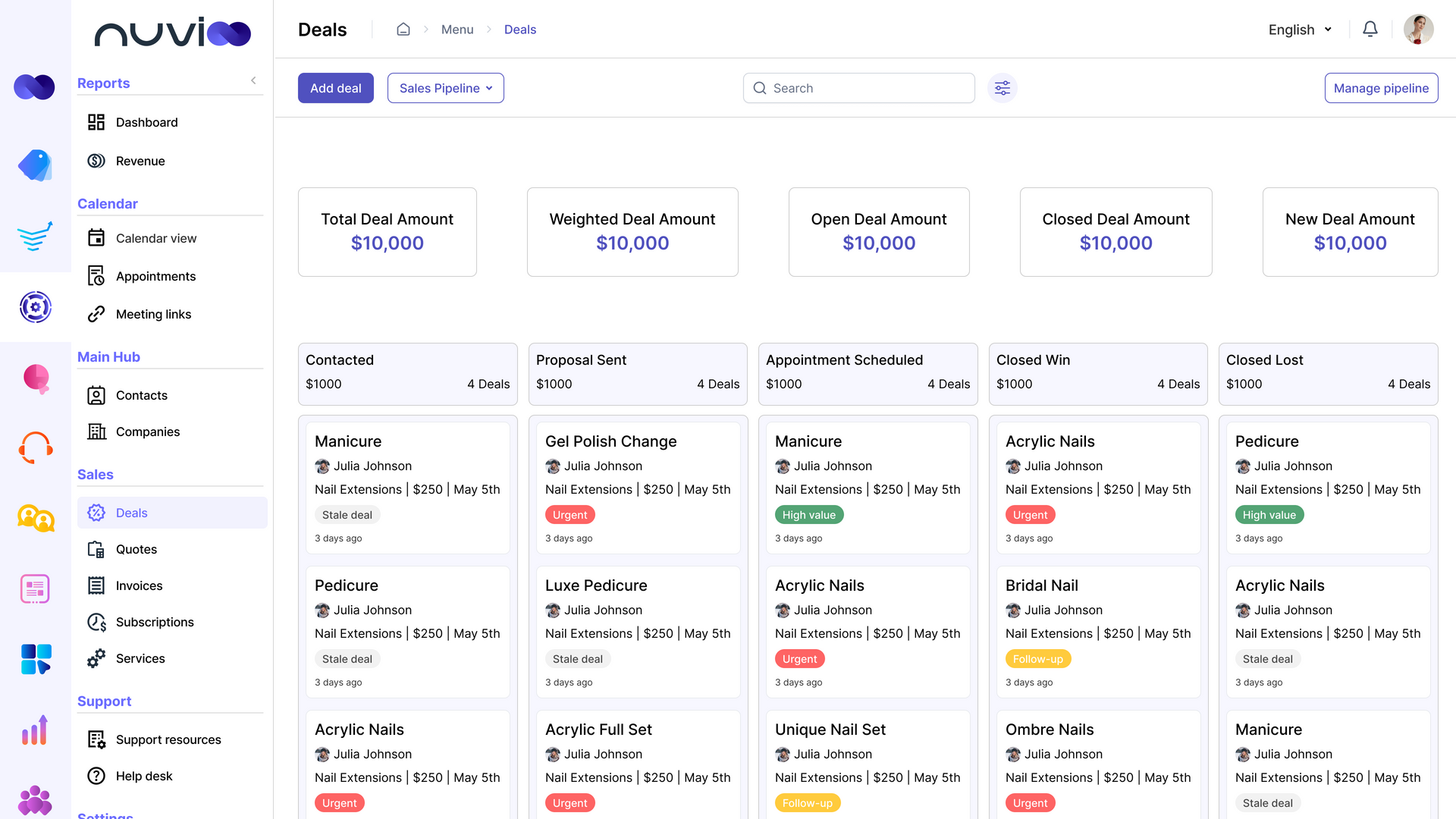 Dashboard interface displaying financial metrics and task lists.