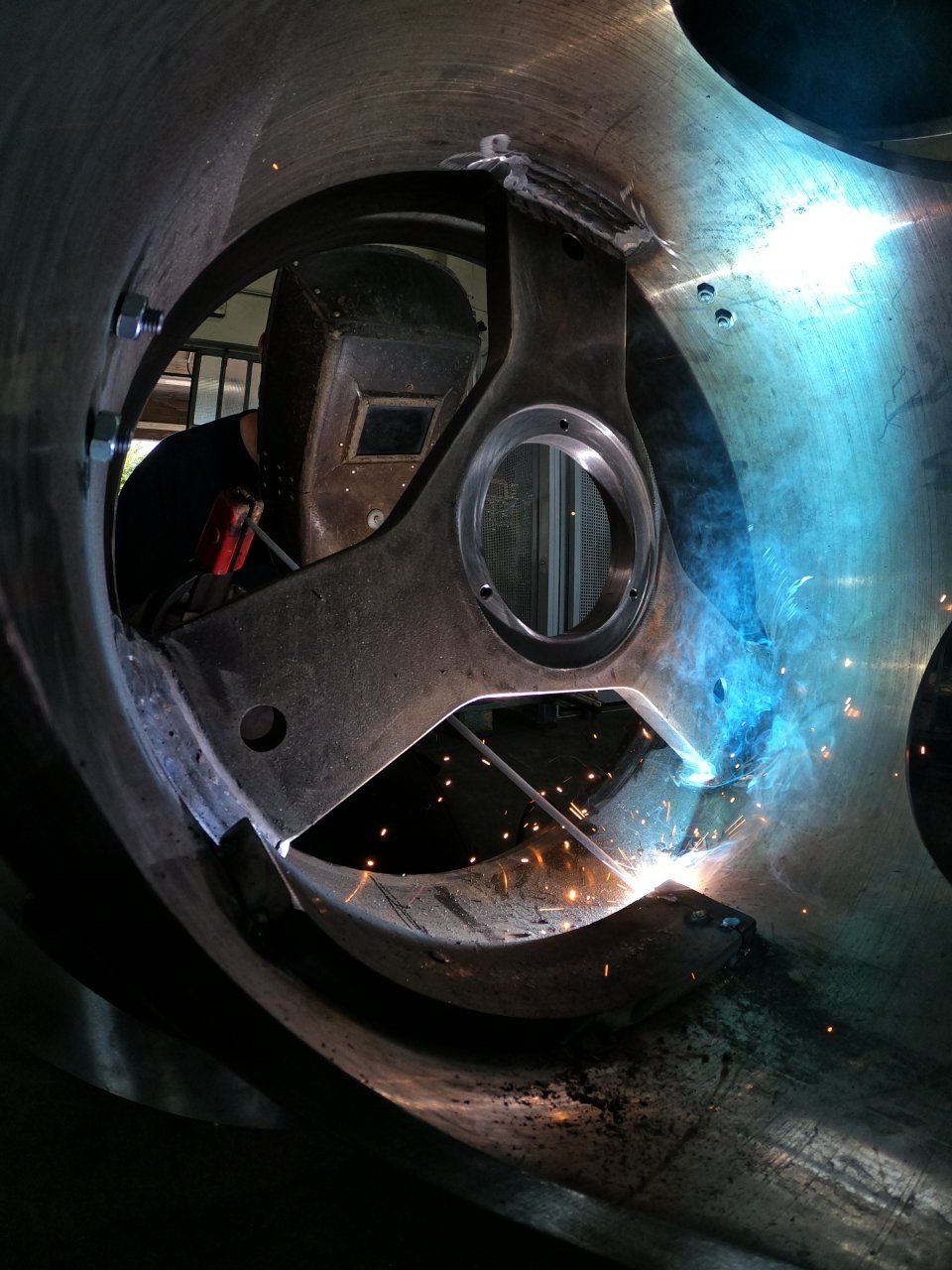 Lavori di riequilibratura in loco