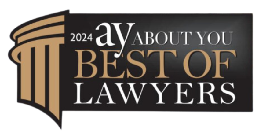 A logo for av about you best of lawyers