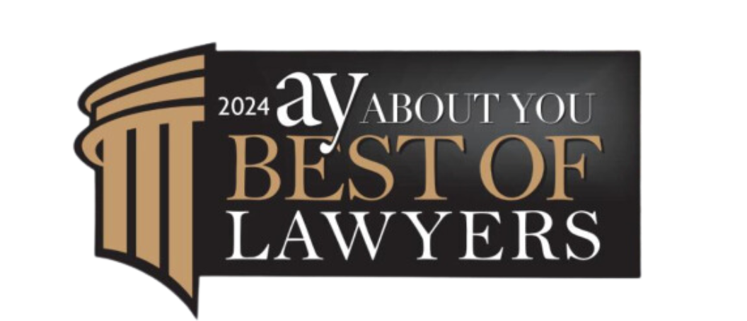 A logo for av about you best of lawyers