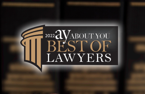 A logo for av about you best of lawyers