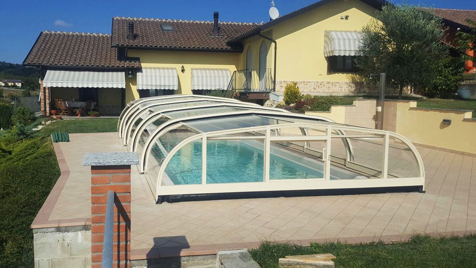 coperture per piscina basse