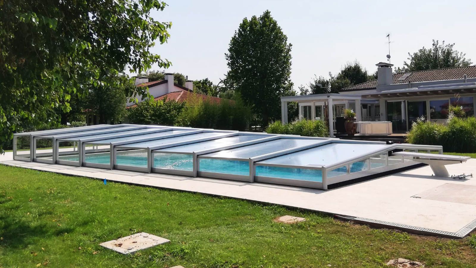 coperture per piscina basse
