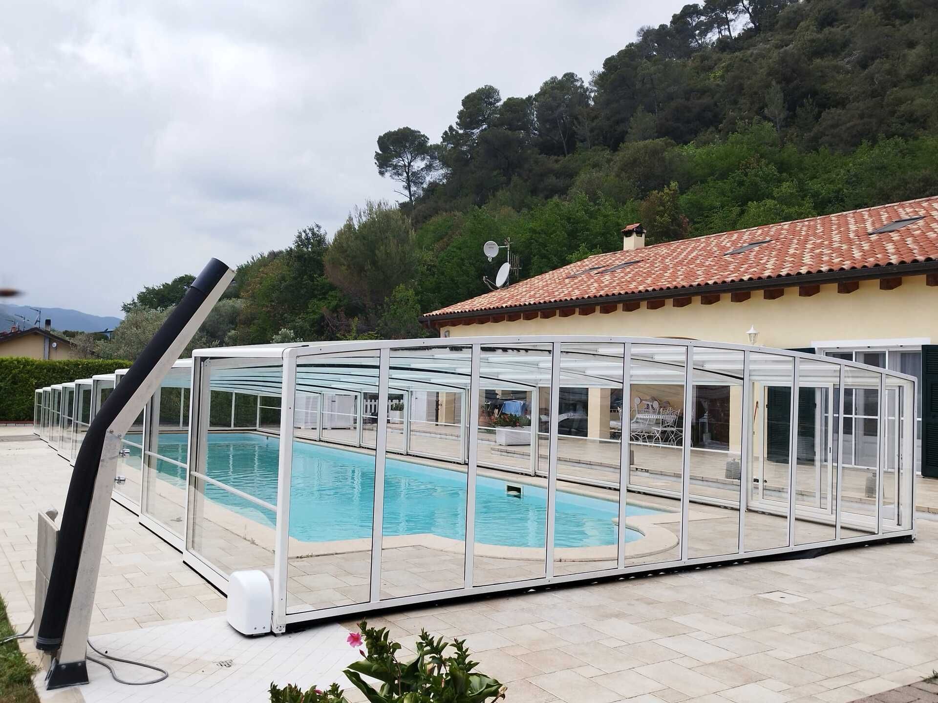 coperture per piscina telescopiche