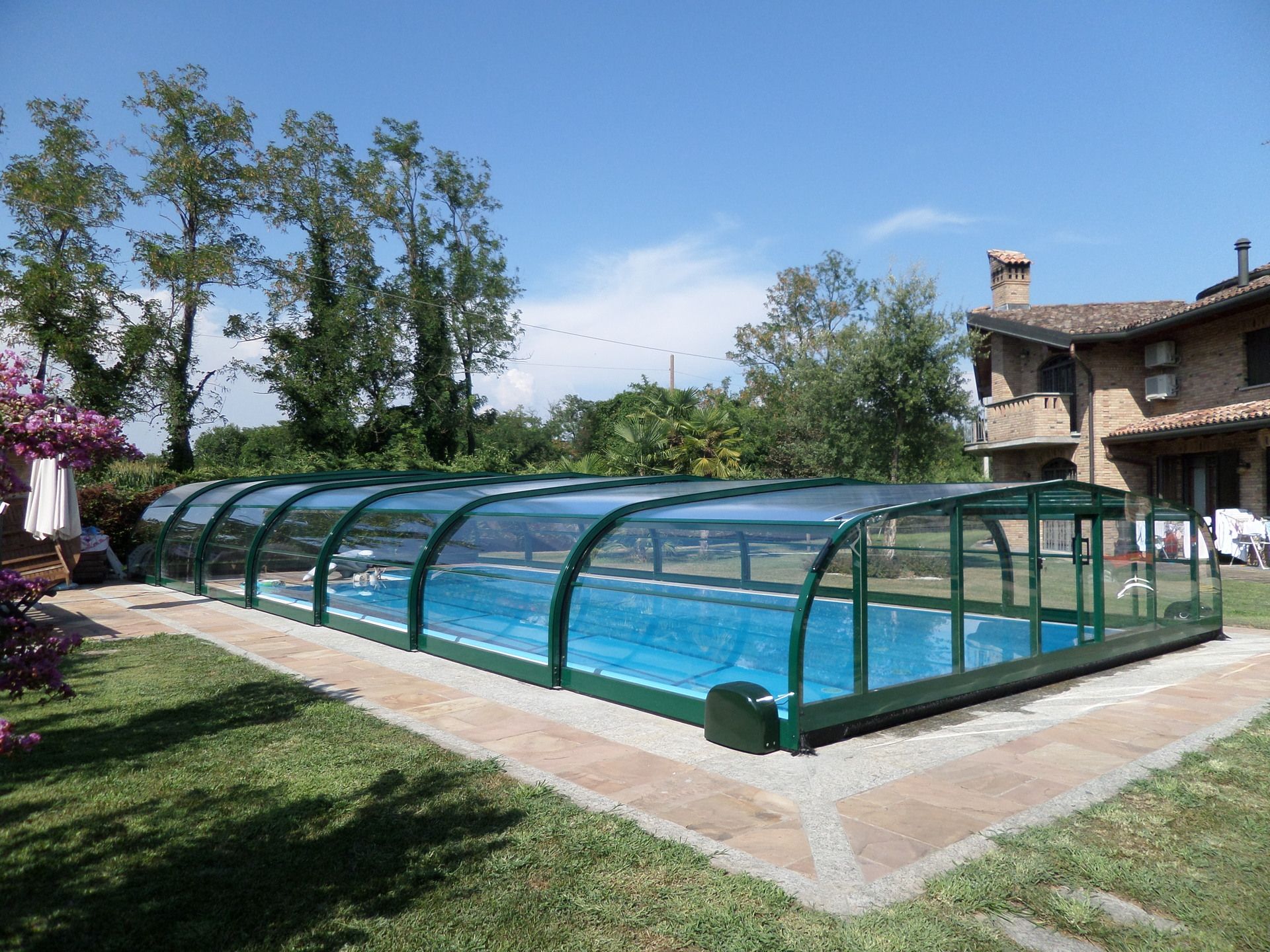 coperture per piscina a telo coperture per piscina a telo