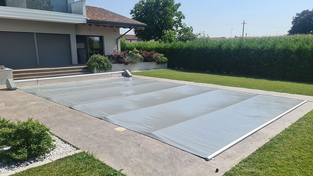 coperture per piscina a telo coperture per piscina a telo