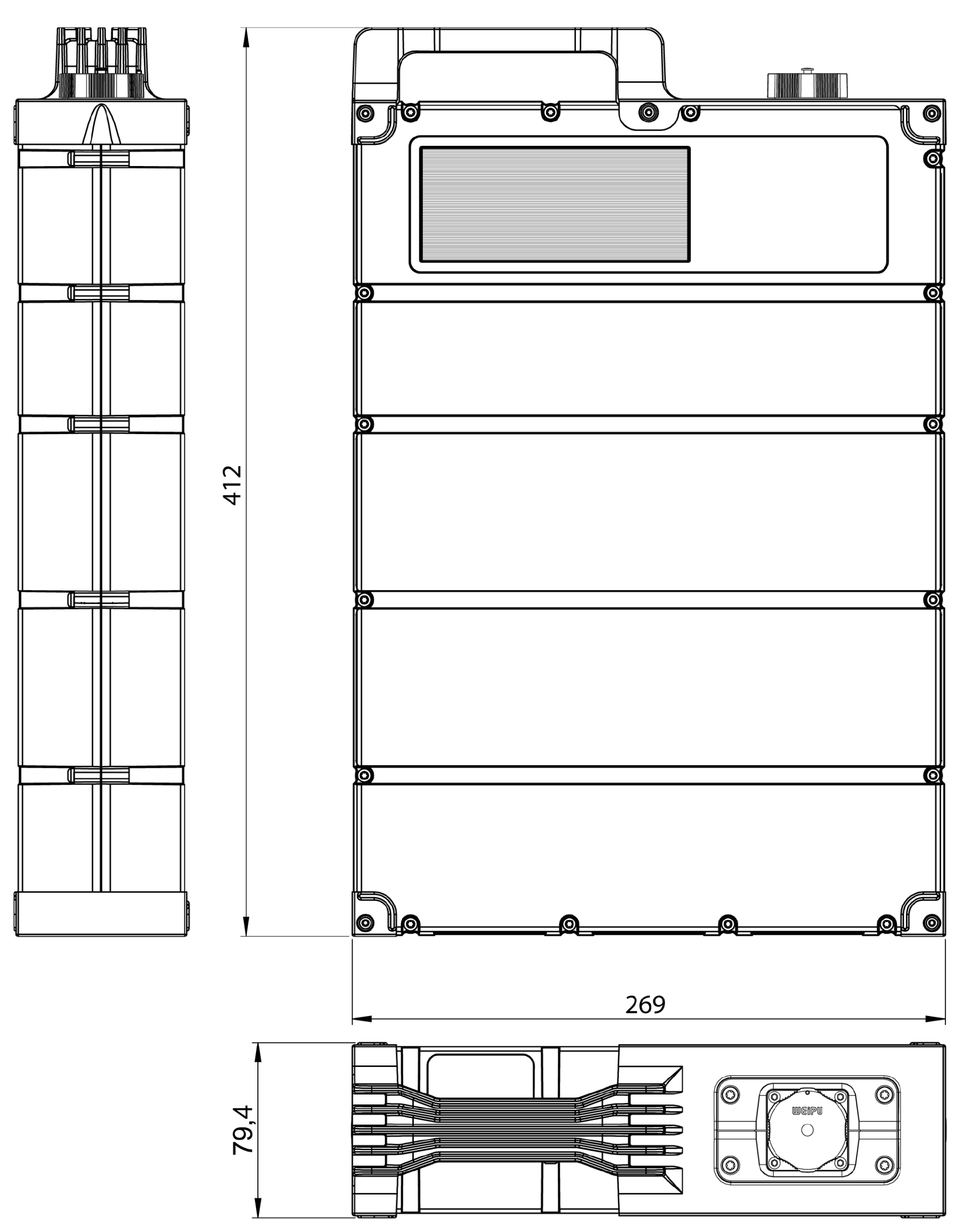 battery outline