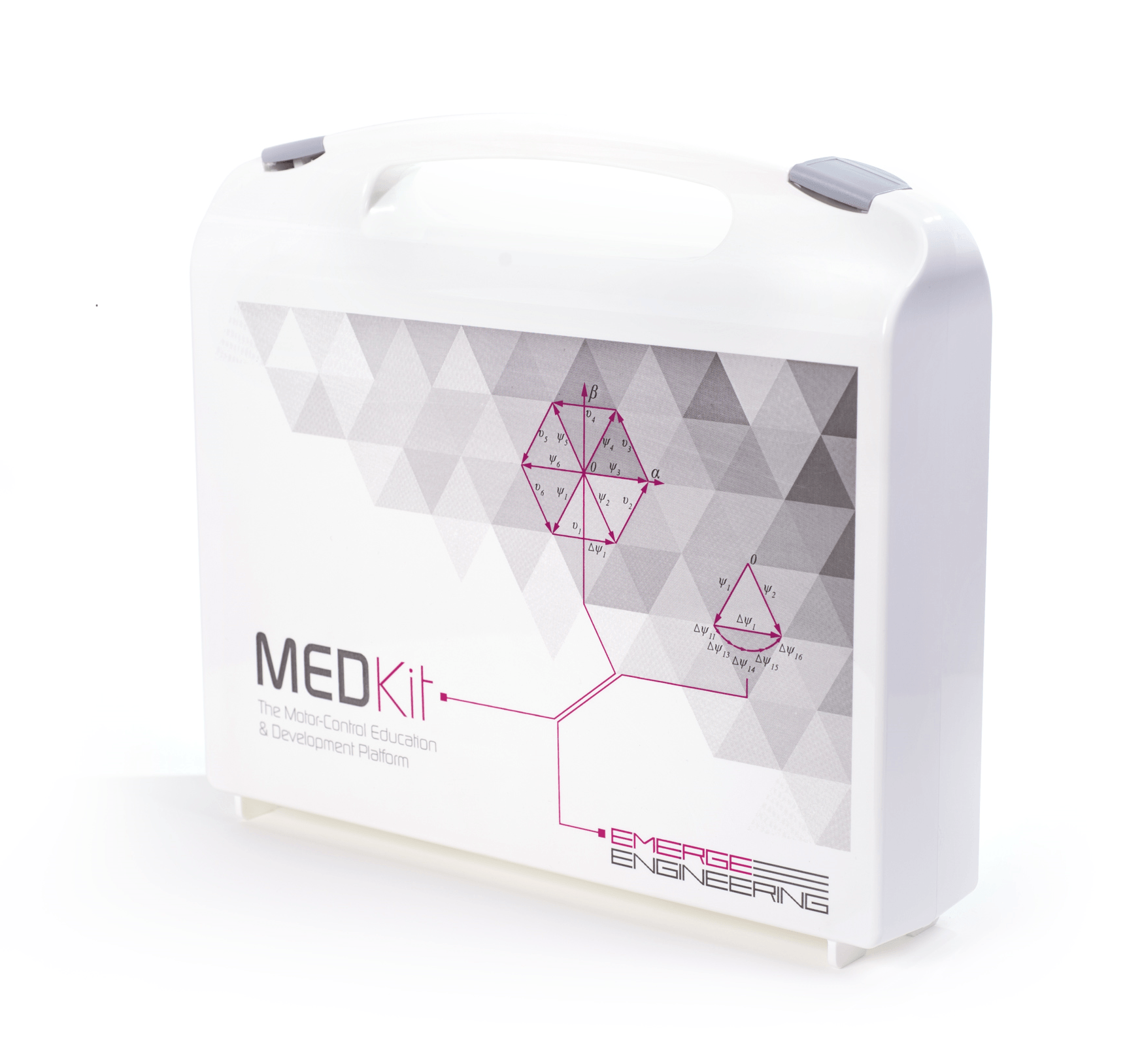 A white case with the word medkit on it